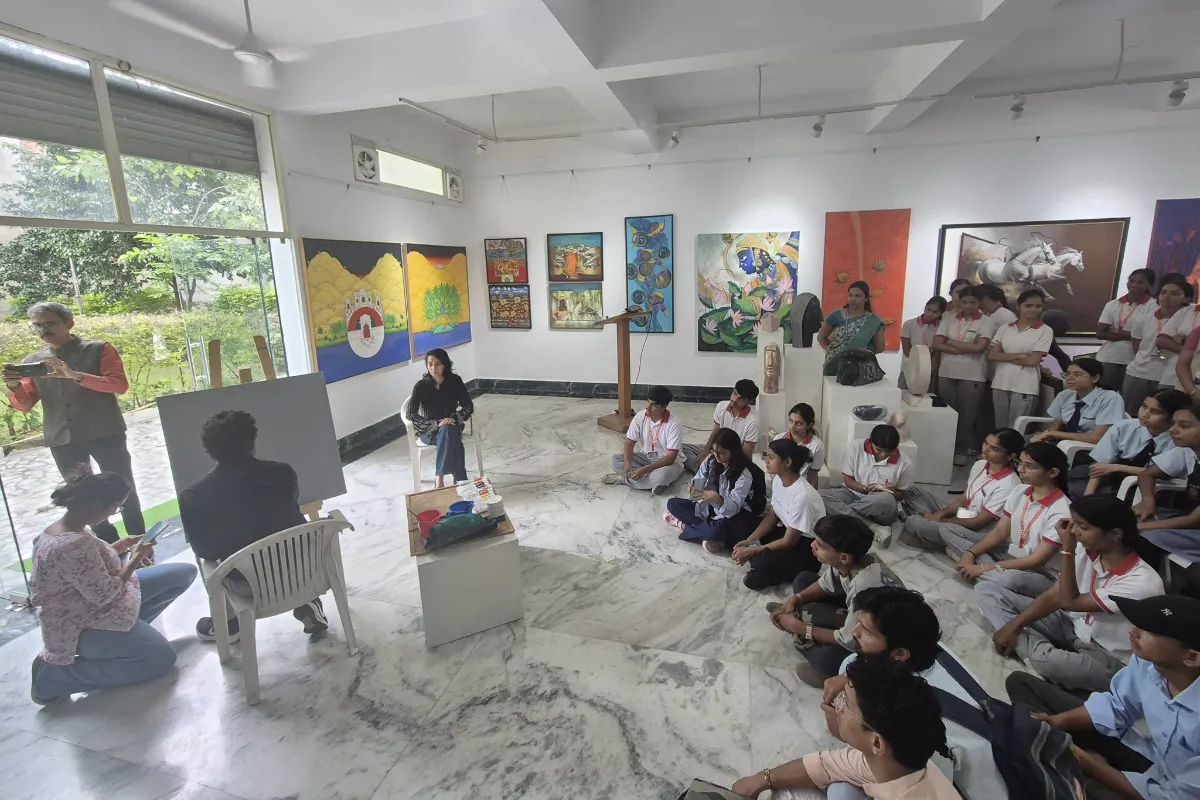Students Attending a Seminar on Applied Arts